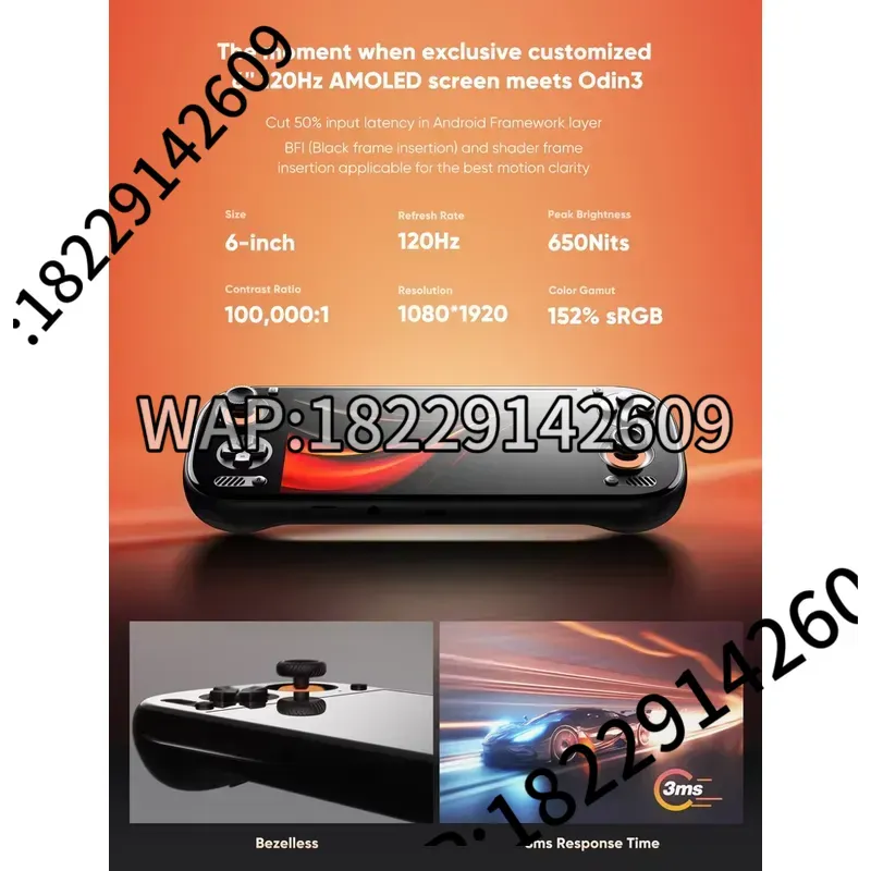 AYN Odin 3 Gaming Console Hand - огляд і ціна Gaming Console Android