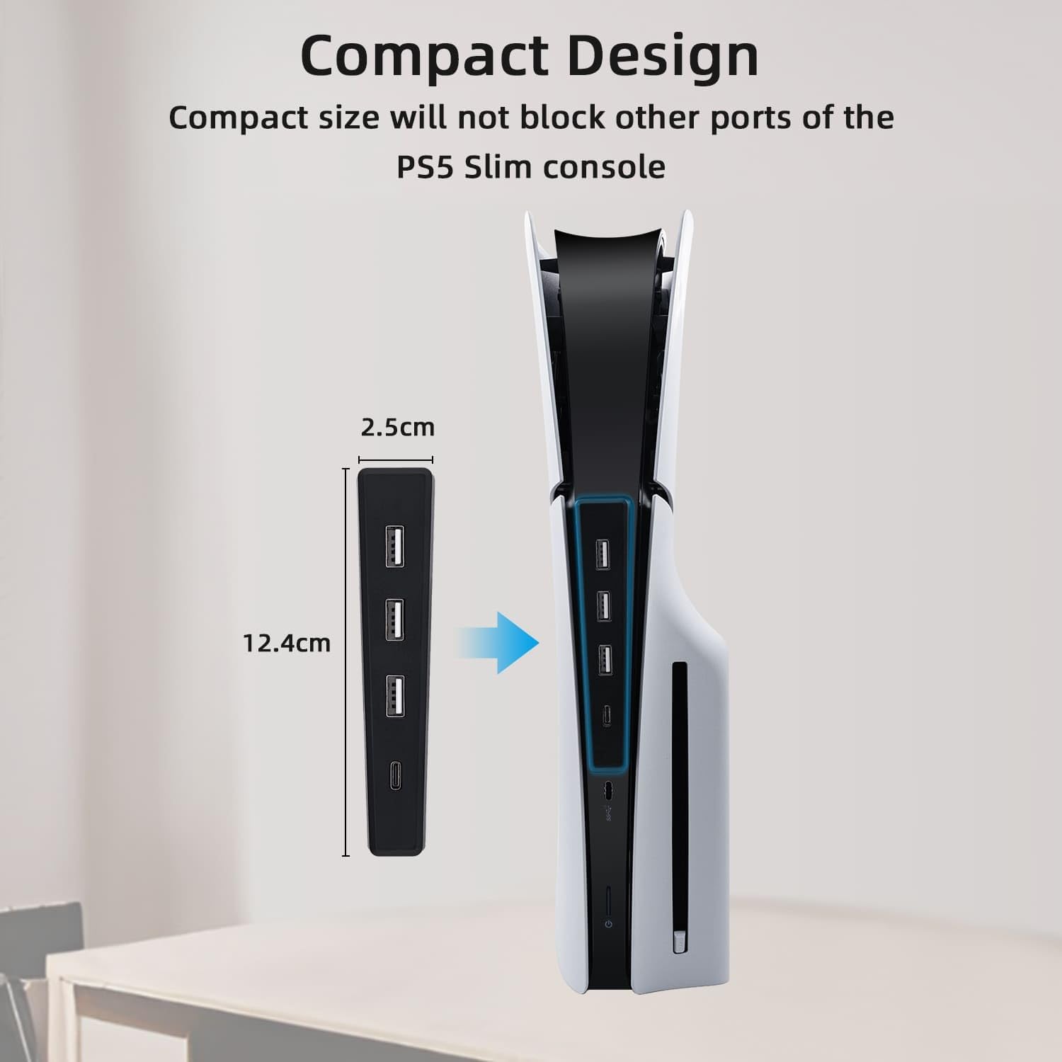4 Ports USB Hub for PS5 Slim D - огляд і ціна Sony Console Ps5 Slim