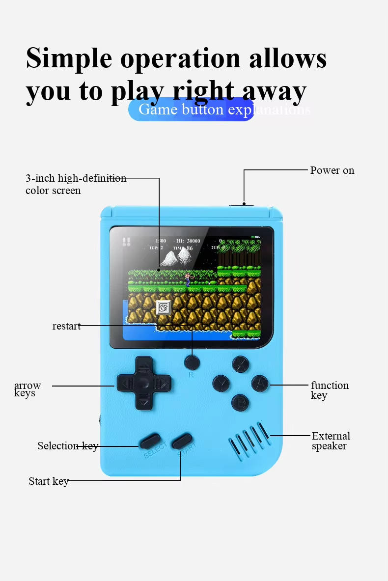 400 In 1 MINI Games Handheld G - огляд і ціна Gaming Console Retro Handheld