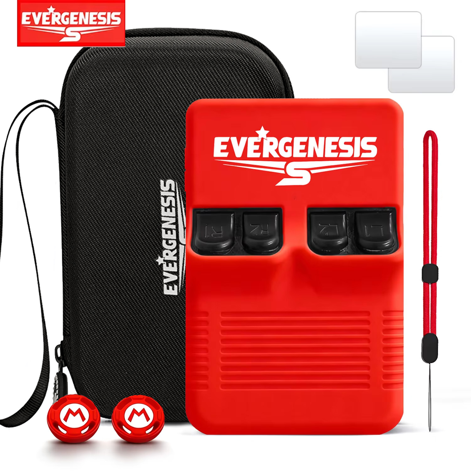 R36S Protective Case Set for R - огляд і ціна Gaming Console For Phone