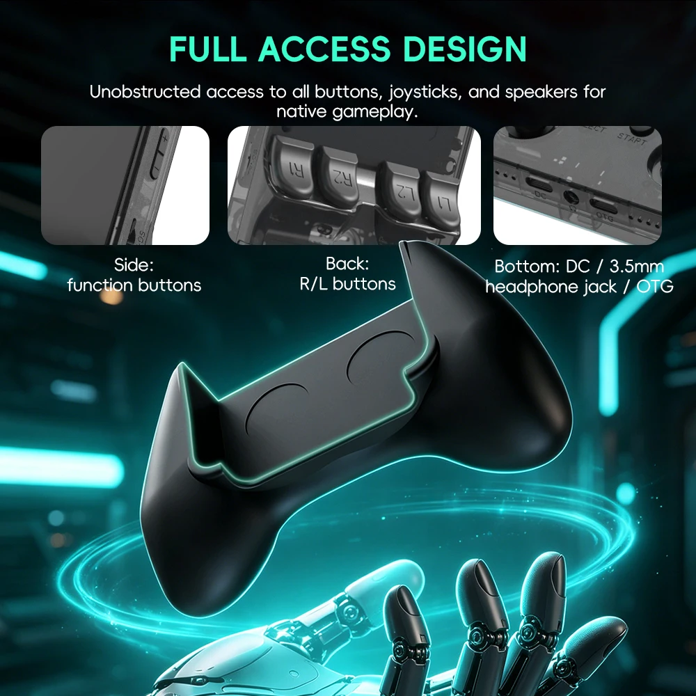 Data Frog R36S Game Grip Ergon - огляд і ціна Gaming Console Retro Handheld