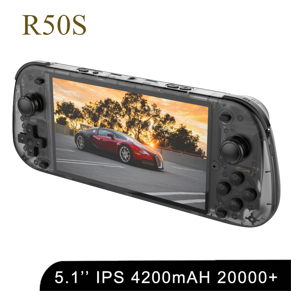 5.1inch New R50S Retro Handhel - огляд і ціна Gaming Console Android